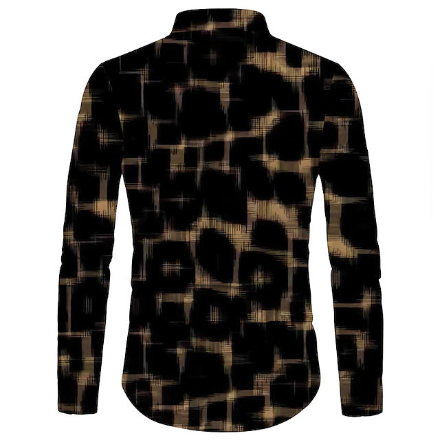Men's 3D Print Shirt | Long Sleeve Casual Modern Stylish