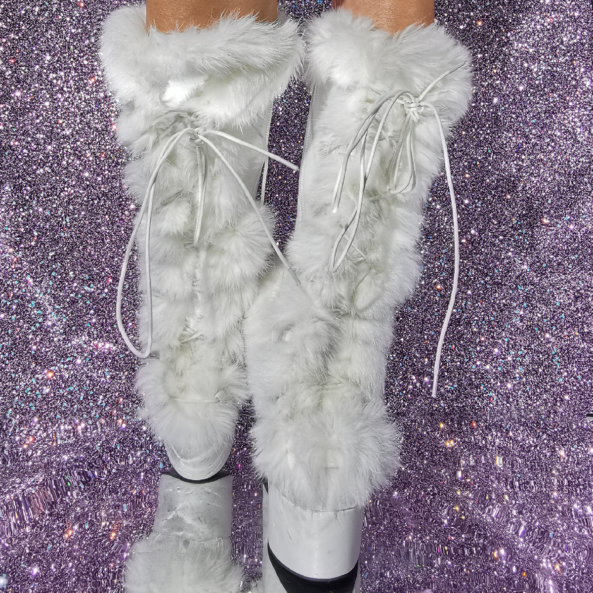 Women's Winter Boots with Block Heel – Cozy High Heel Boots