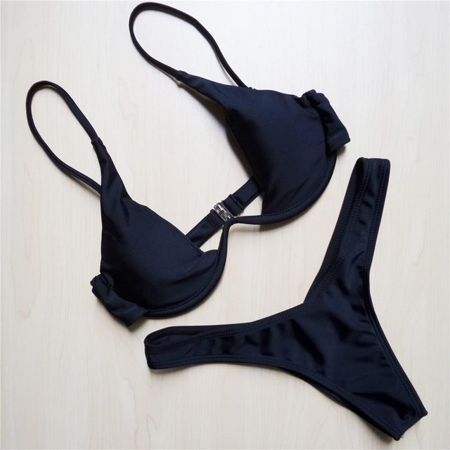 Sexy Damen Push Up Bikini | Elegante Beachwear Swimwear