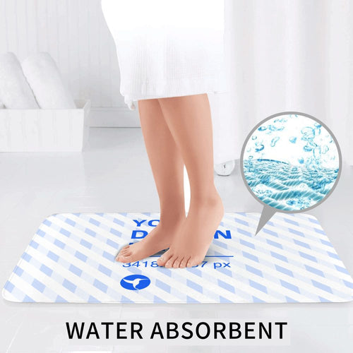 3 Piece Flannel Bath Mat Set Non-Slip Highly Absorbent | Washable