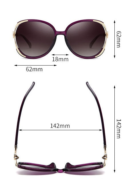 Women's Polarized Sunglasses - Elegant UV Protection Fashion Glasses