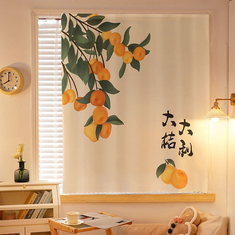 Children's Curtain Velcro Cartoon | Cabinet Curtain without Drilling