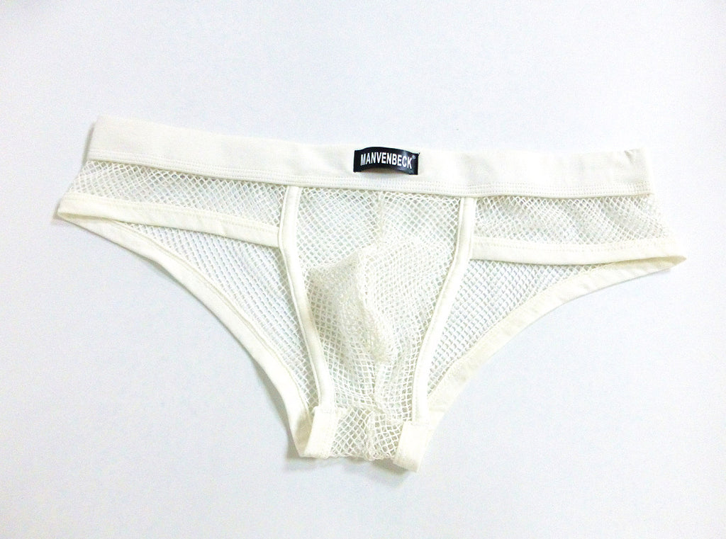 Men's Mesh Briefs Transparent | Low Waist Convex Sexy Underwear