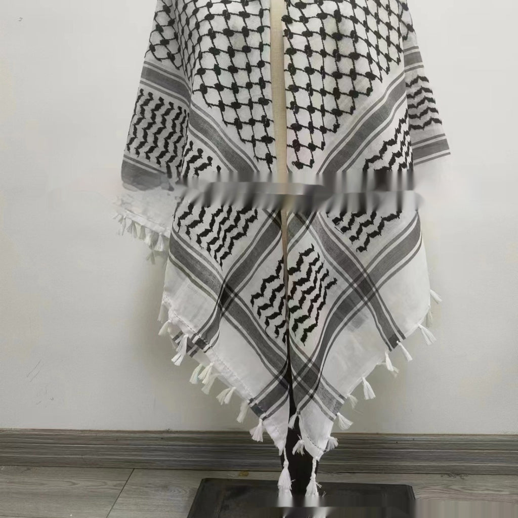 Men's Kufiya Scarf Jacquard Traditional Modern Stylish