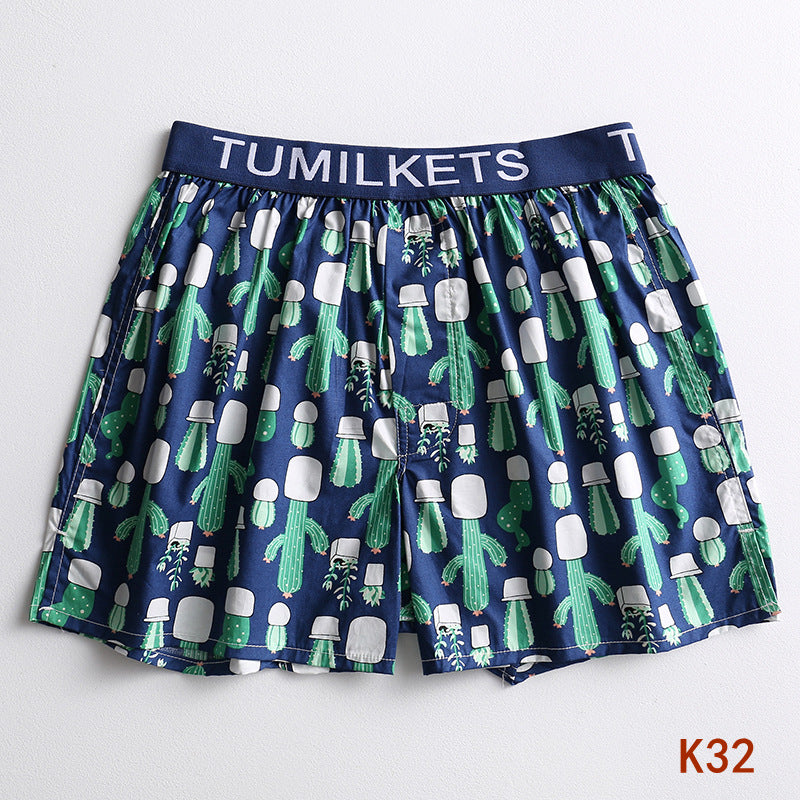 Men's Cotton Boxer Shorts | Print | Comfortable Homewear
