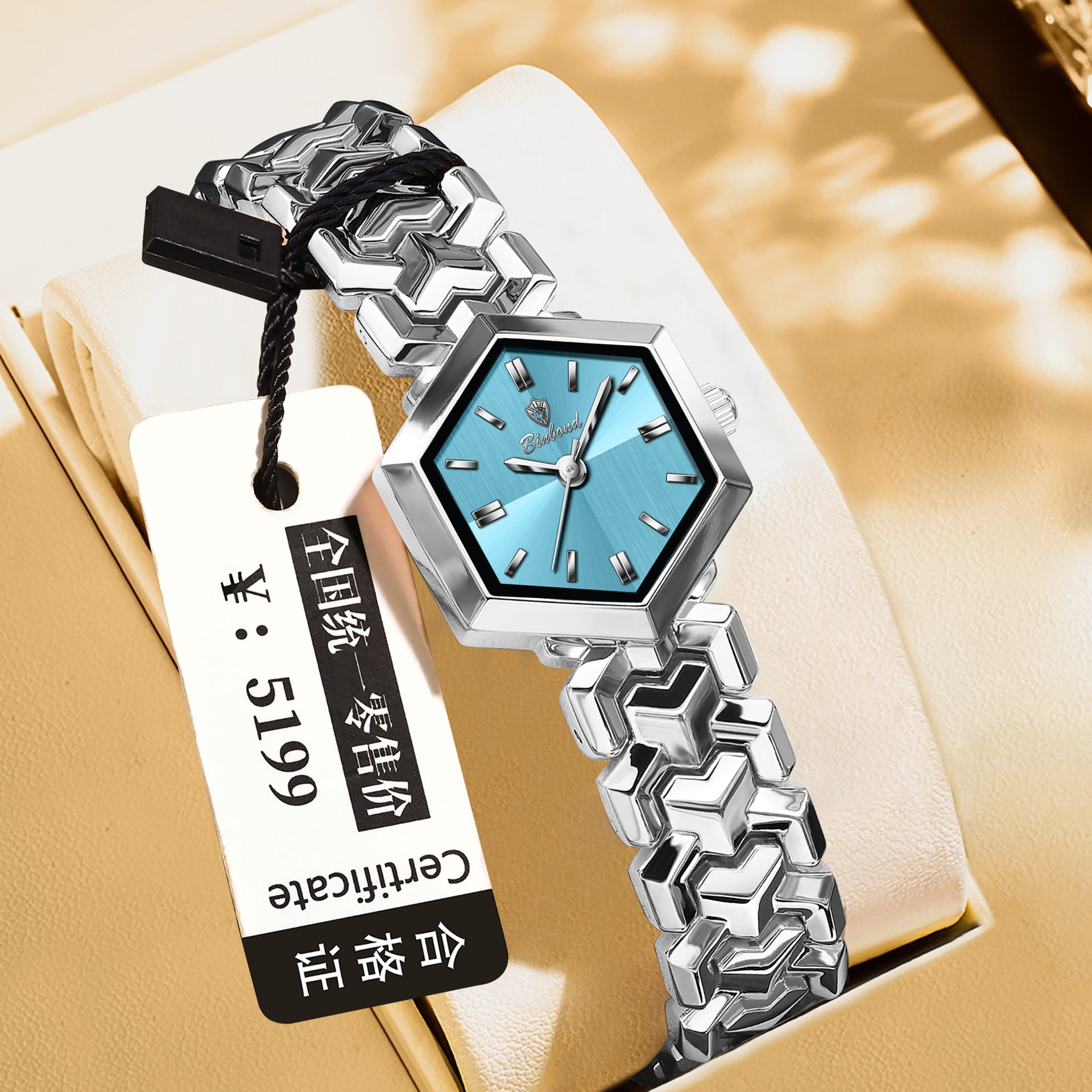 Ladies' Quartz Watch Octagonal Waterproof – Simple Elegant Watch