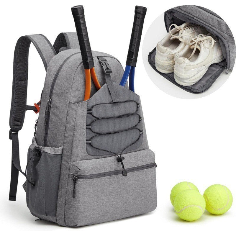 Large Tennis Backpack | 4 Rackets | Shoe Compartment | Sports Bag