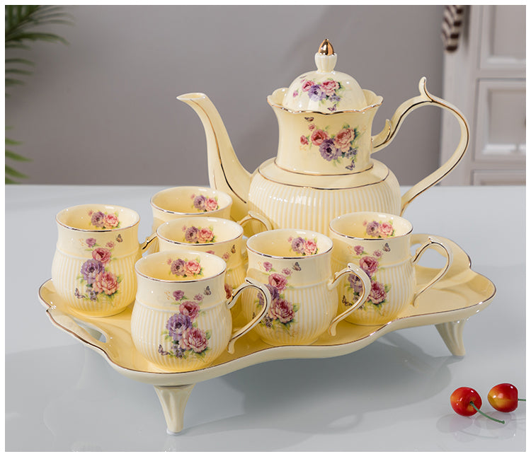 Luxury Ceramic Water Set – Elegant Carafe Glasses Set
