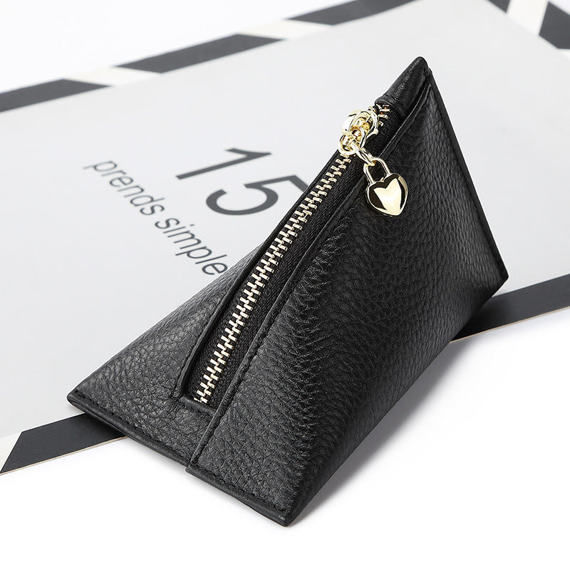 Women's Mini Leather Coin Purse – Elegant & Compact