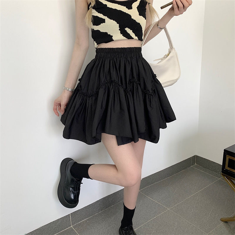 Damen High Waist Rock Weiß | Eleganter figurformender Minirock