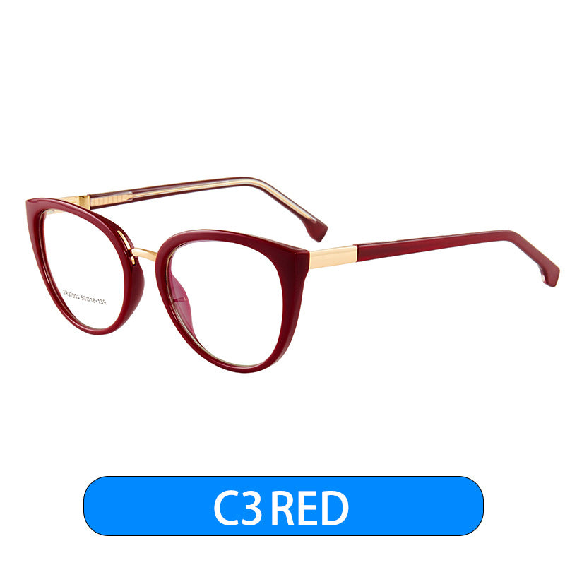 Retro Cat-Eye Blaulichtfilter Brille Damen | Computerbrille