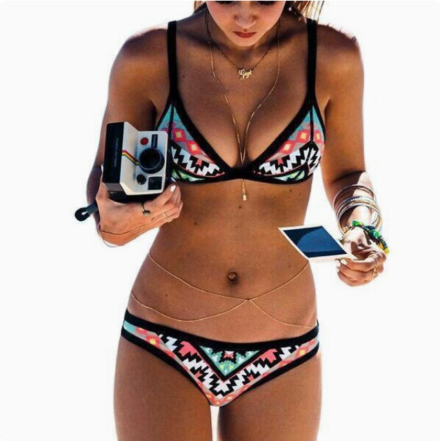 Brazilian Women's Bikini | Geometric Sexy Swimwear