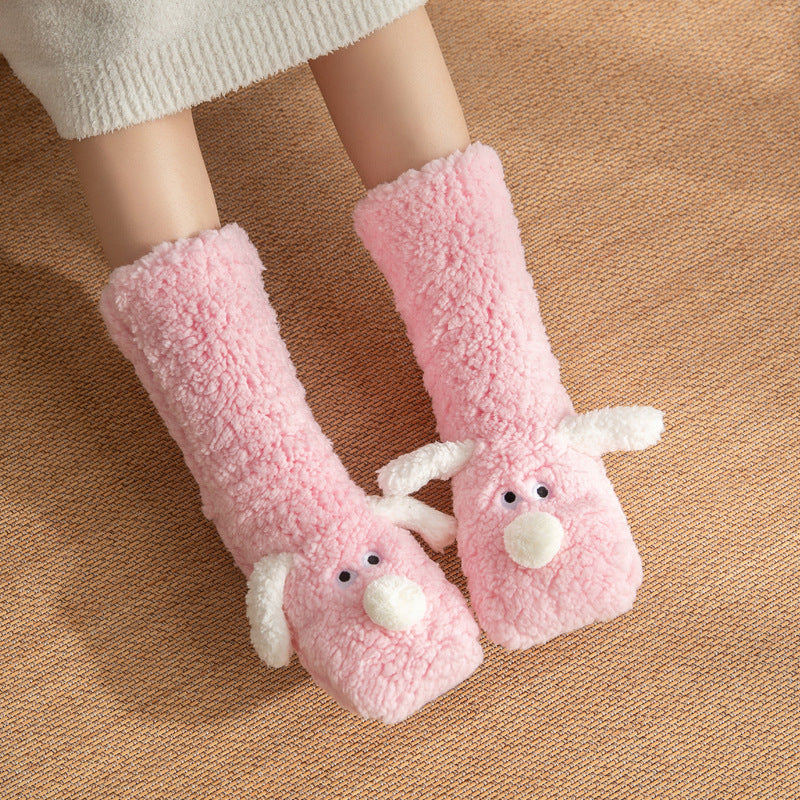 Damen Winter Kuschelsocken – Modische Schnee Komfort Socken