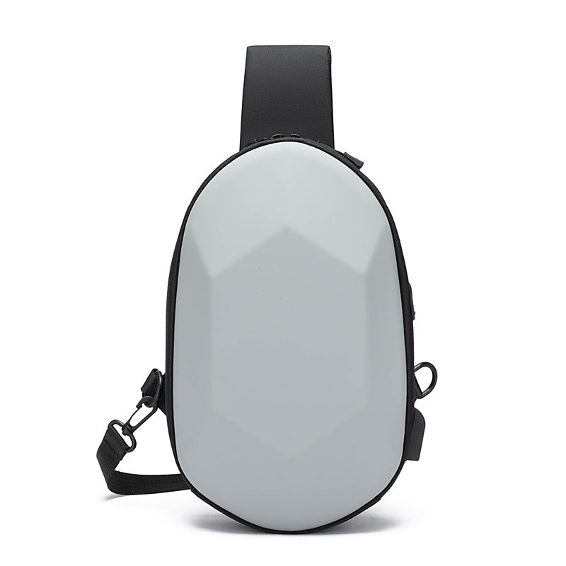 Men's Solid Crossbody Shoulder Bag | Minimalist Bag