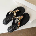 Handgefertigte Leder Sandalen | Damen Zehentrenner Boho Style