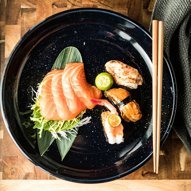 Japanischer Keramik Sushi Teller – Elegantes Serviertablett