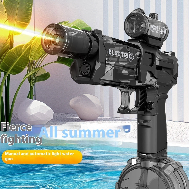 Elektrische Wasserpistole Kinder | Automatisch Spritzpistole LED
