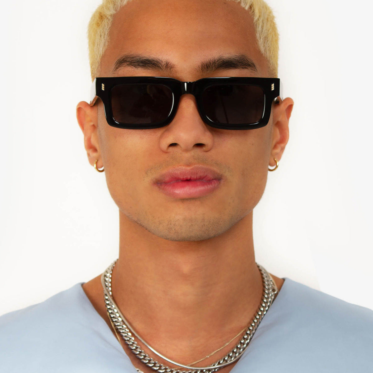 Retro Sonnenbrille rechteckig | Herren | Kleine Fassung