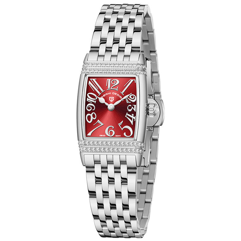 Women's Square Quartz Watch | Elegant Rhinestone Fashion Watch