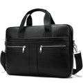 Men's Leather Briefcase Made of Full-Grain Cowhide – Premium Business Bag
