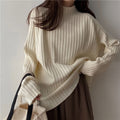 Women's Oversized Knit Sweater | Warm Winter Sweater Style
