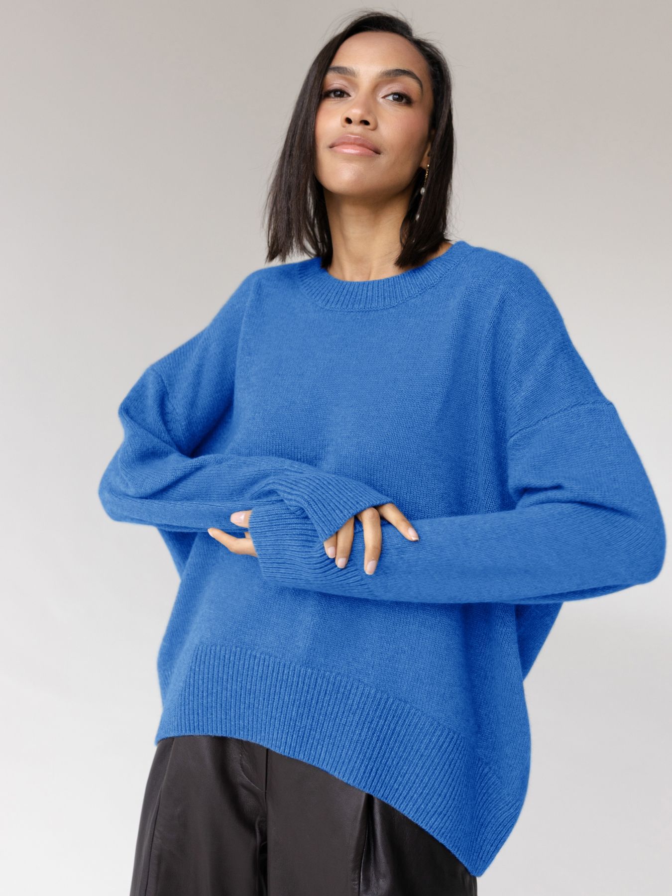 Versatile Women's Knitted Jumper – Loose Basic Pullover for Every Look