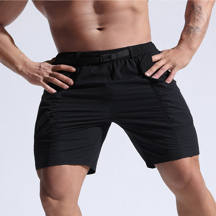 Men's Sport Cargo Shorts – Elastic Casual Shorts with Pockets