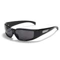 Ovale Sonnenbrille Unisex – Y2K Retro Punk UV400 Brille