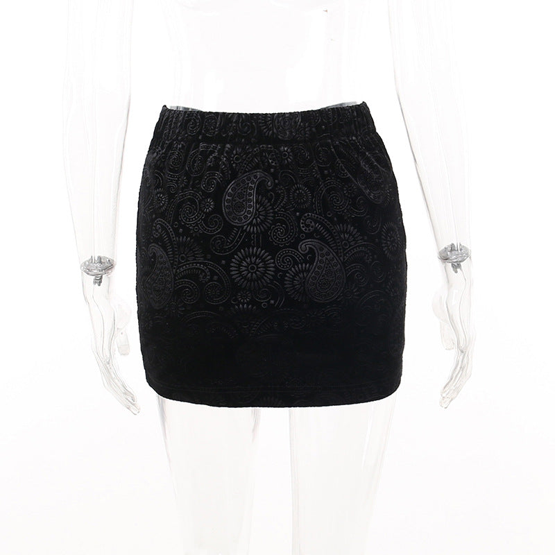 Sexy Schwarzer Damen Minirock | Sommer Rock mit Schlitz