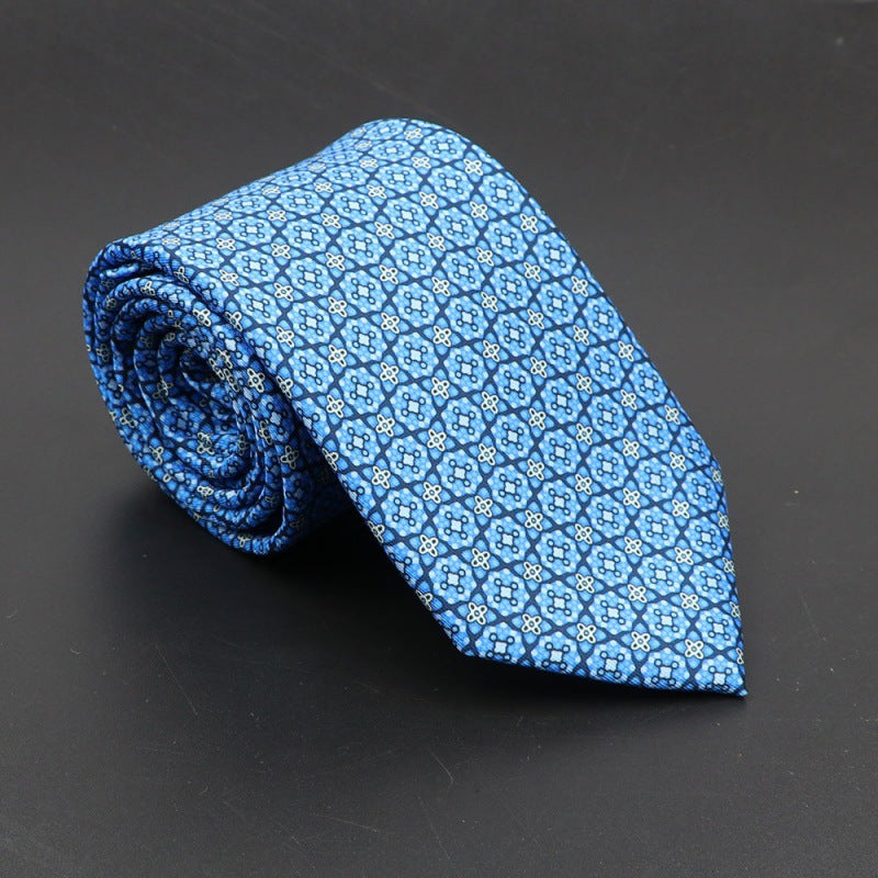 Men's Silk Tie Bohemian 7.5 cm Soft Elegant Modern