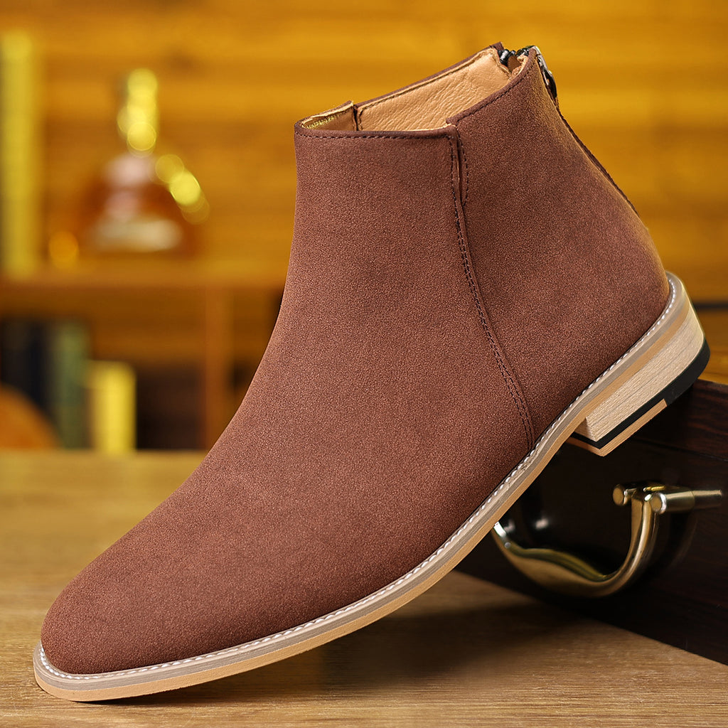 Men's Retro Martin Boots Matte – Autumn Winter High Top Ankle Boots