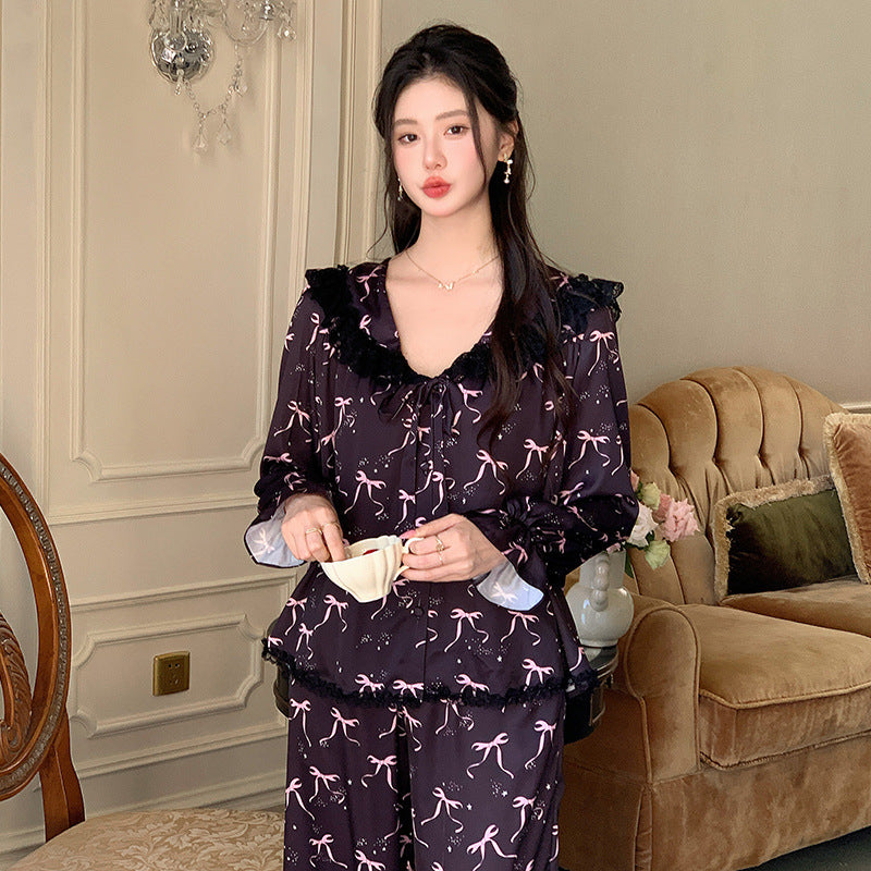 Women's Princess Pajama Set – Cute Autumn Loungewear