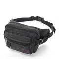 Men's Canvas Fanny Pack | 4-Pocket Outdoor Waist Bag