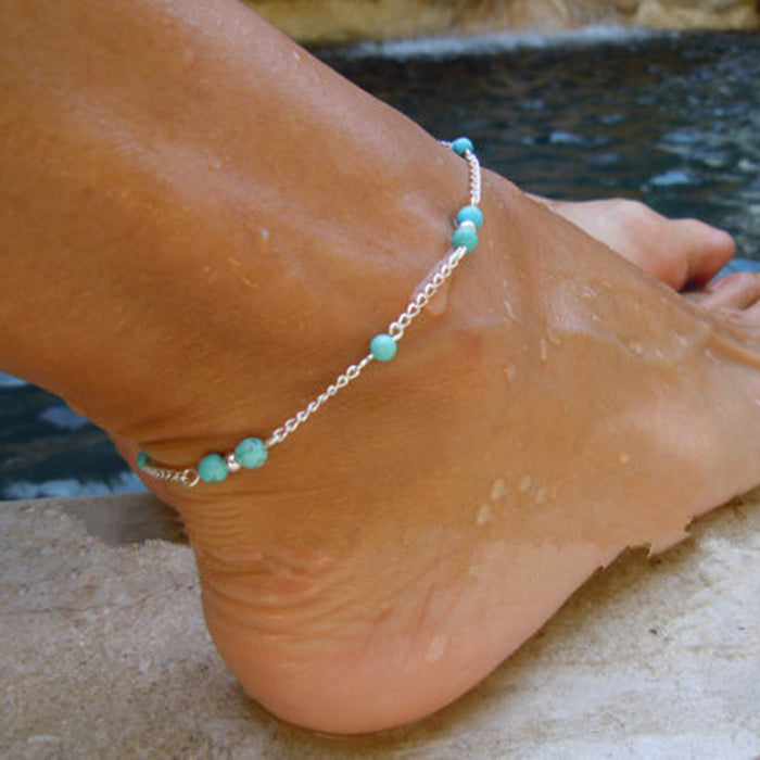 Handmade Beaded Anklet for Women - Boho Stylish & Unique