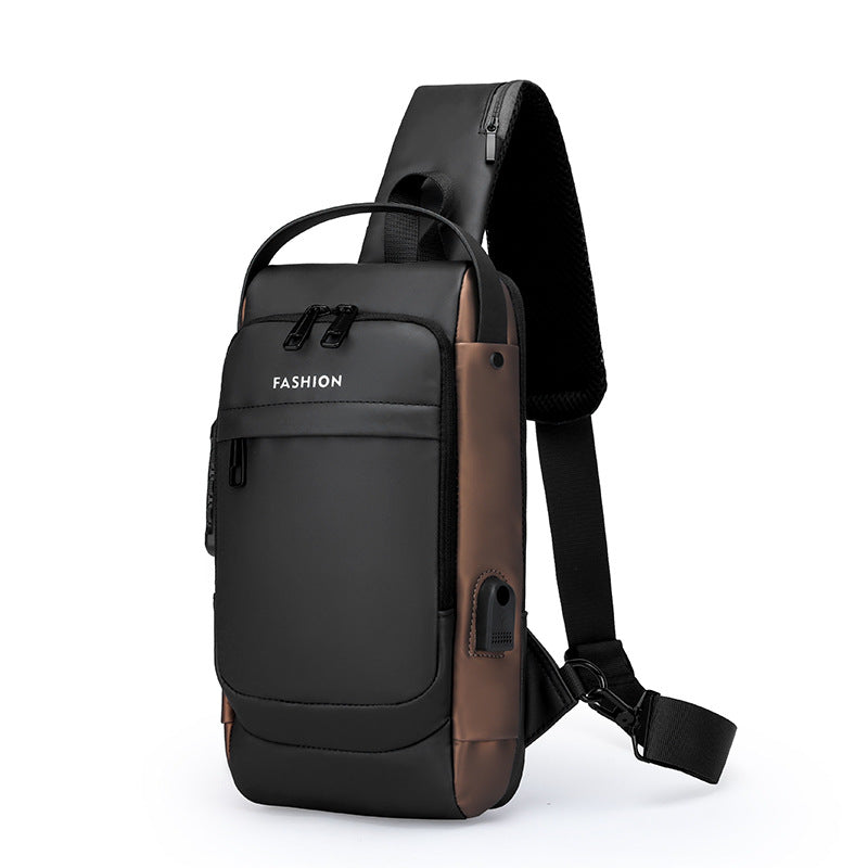 Men's Anti-Theft Bag | Large Combination Lock Chest Bag