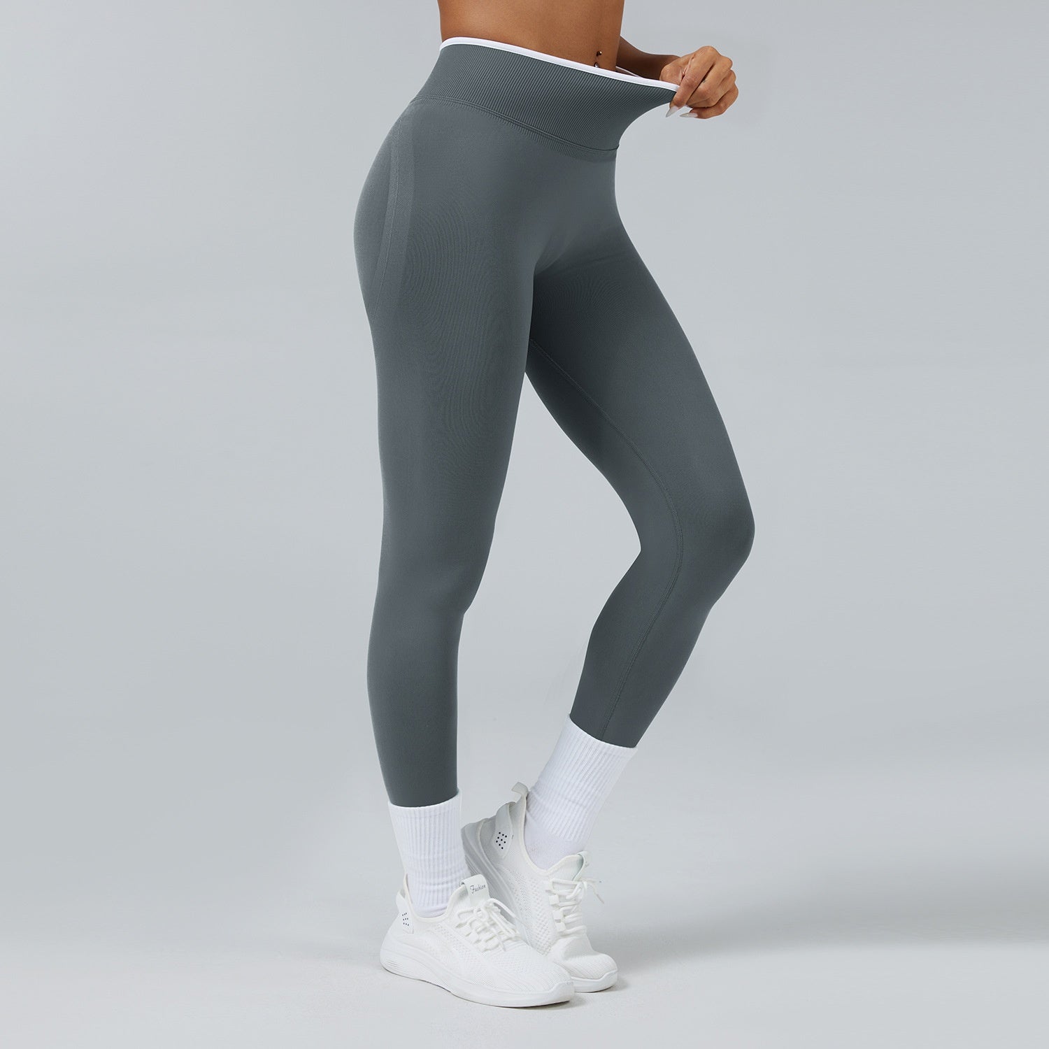 Women's Premium High Waist Sports Leggings – Seamless Dry Fit Yoga Pants