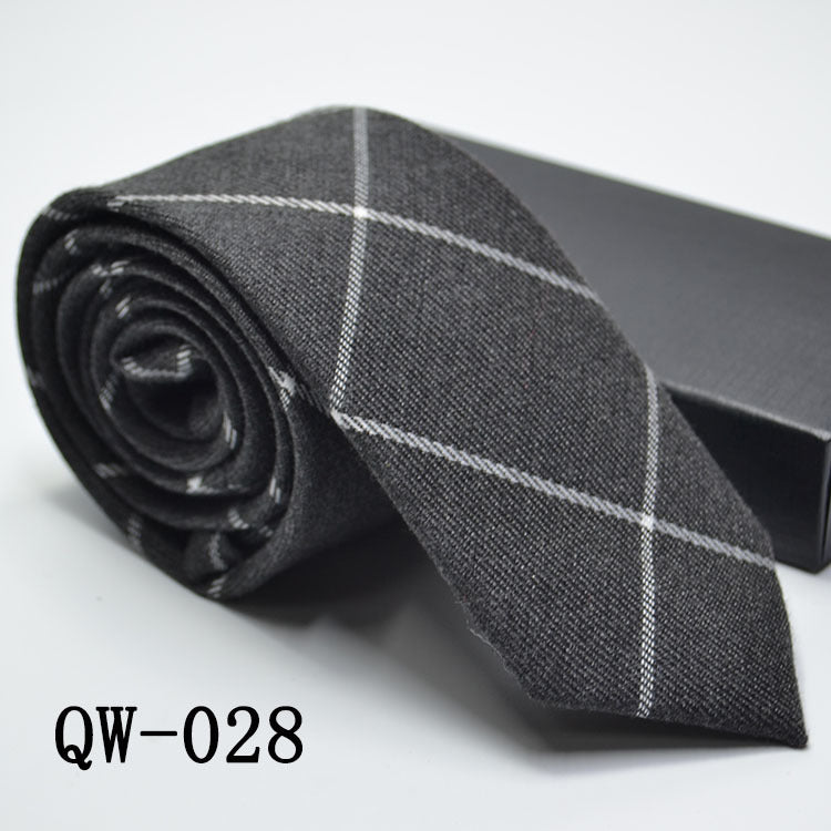 Slim Men's Tie elegant | Wool Look modern stylish