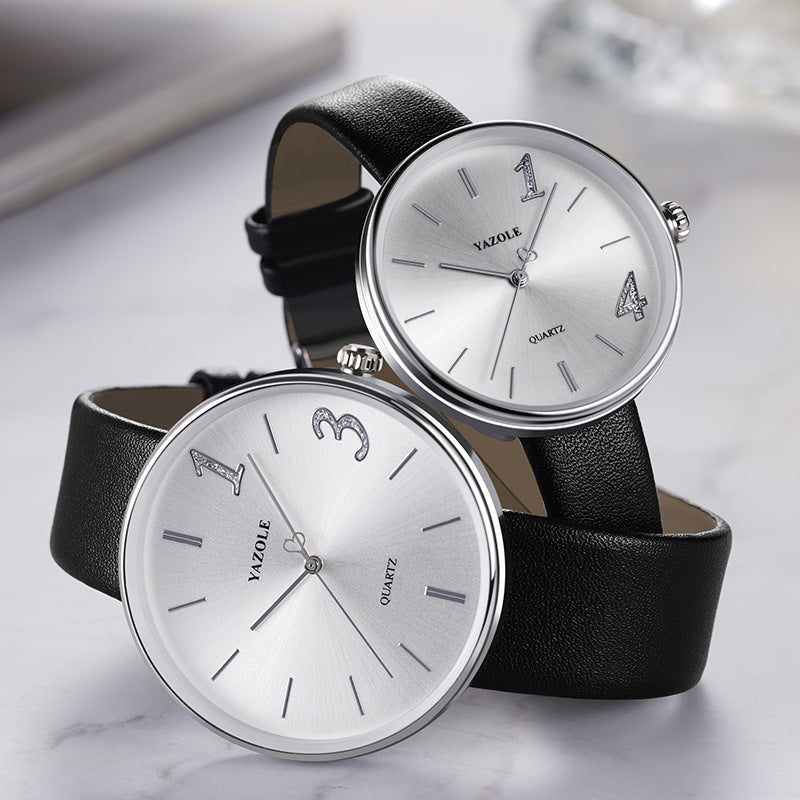 Herren & Damen Partneruhr Set – Trendige Wasserdichte Couple Uhren