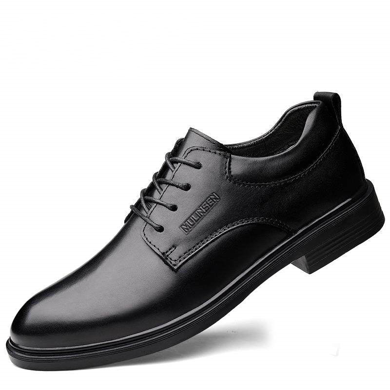 Men's Summer Leather Shoes Oversize | Elegant Lightweight Formal