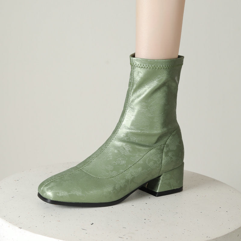 Women's Ankle Boots Elegance – Chinese Style Meets French Fashion