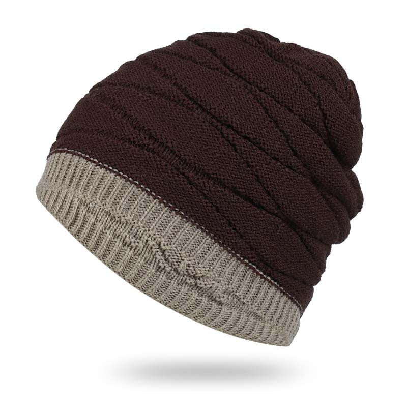 Men's Wool Hat Winter | Reversible | Warm Ski Beanie