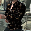 Men's 3D Print Shirt | Long Sleeve Casual Modern Stylish