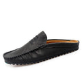 Herren Leder Mules | Slip On Casual Slipper Modern