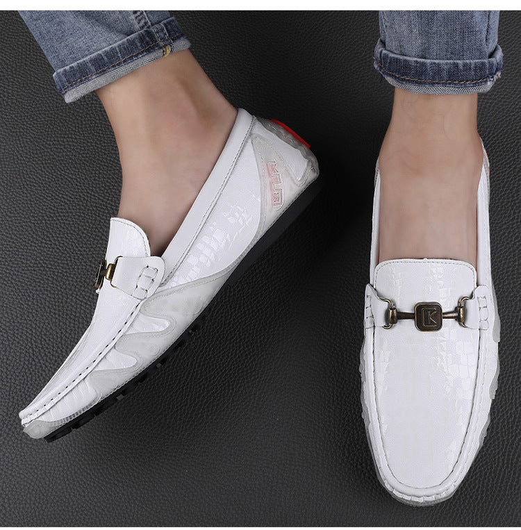 Men's Genuine Leather Shoes | Premium Cowhide Casual Elegant