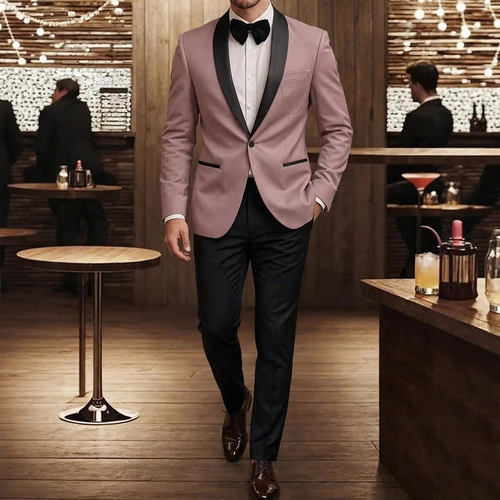 Men's Business Wedding Blazer – Elegant Suit Jacket for Groom