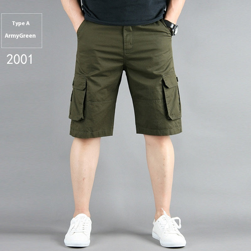 Men's Workwear Multi-Pocket Shorts – Summer Cargo Shorts