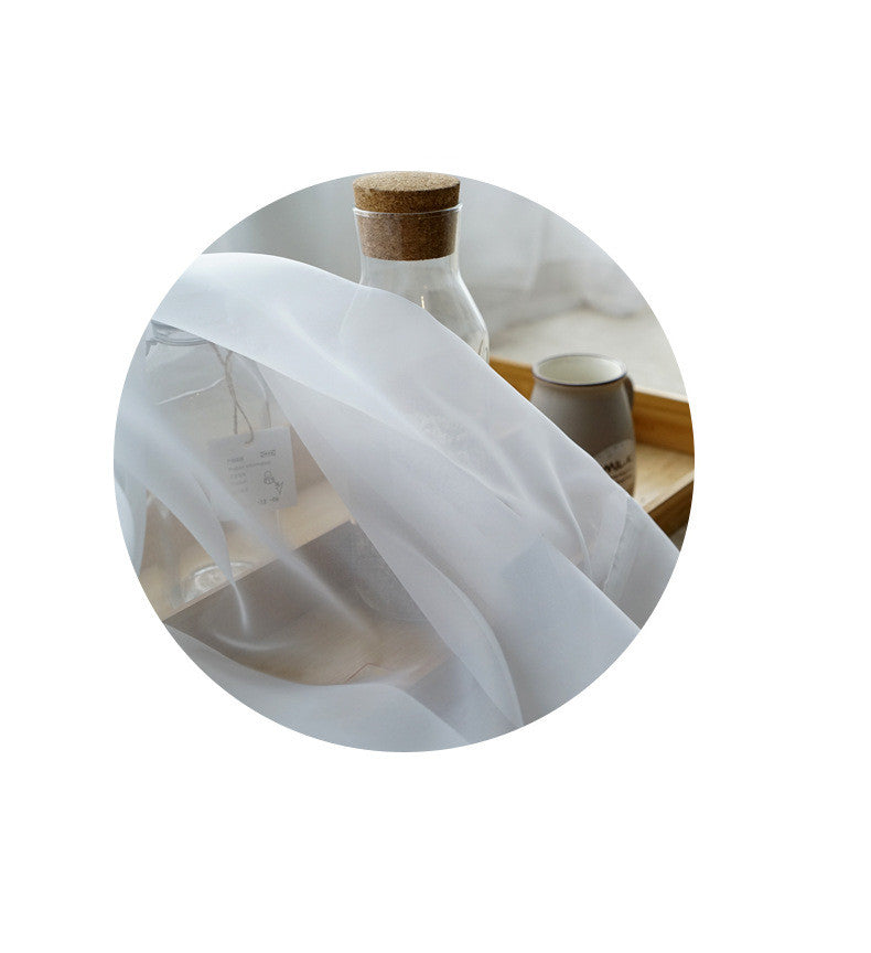 Cotton Linen Curtain | Modern lightweight plain natural