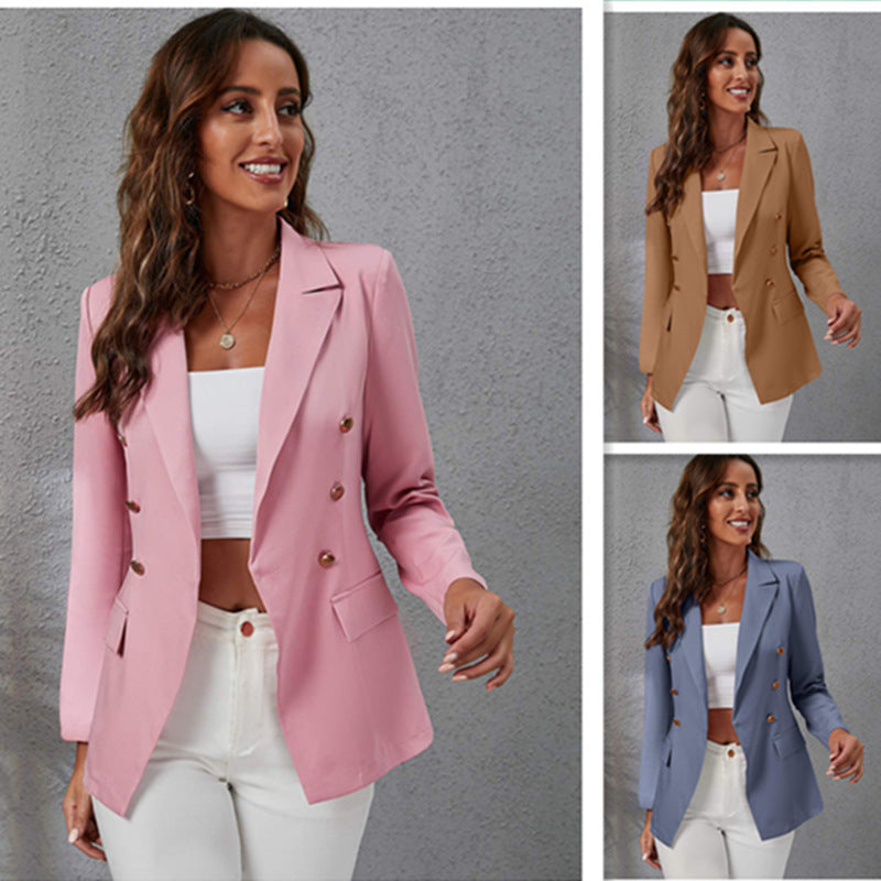 Damen Slim Fit Blazer mit Reverskragen – Elegant & Figurbetont