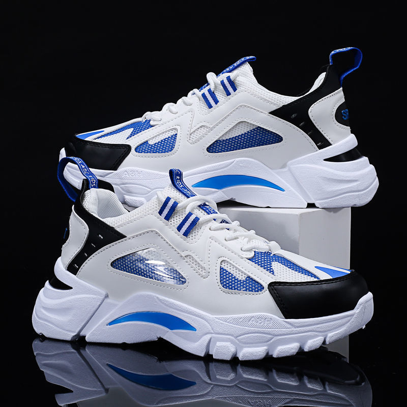 Herren Weiße Sneaker Rutschfest Running Walking Sport Schuhe