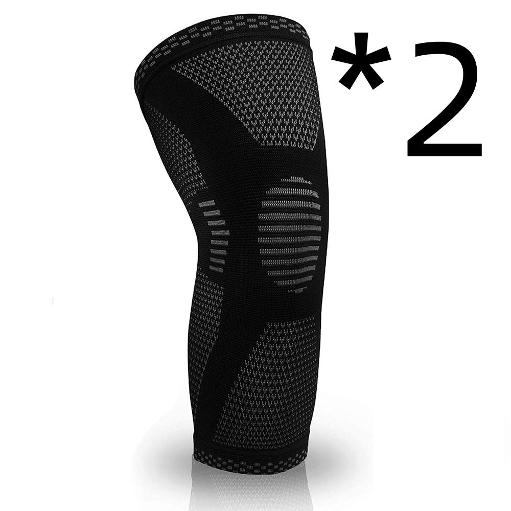 Knitted Sports Knee Pads | Elastic Knee Braces Breathable & Non-Slip